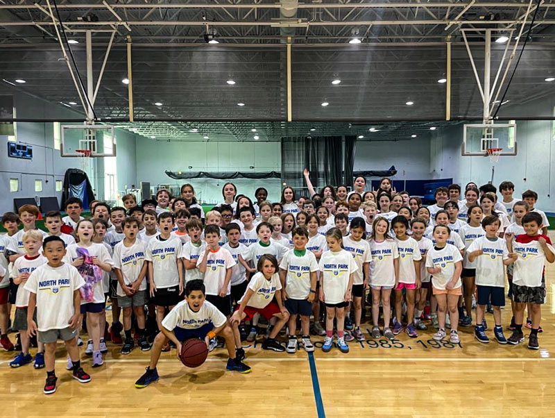NPU Basketball Camps Group Photo